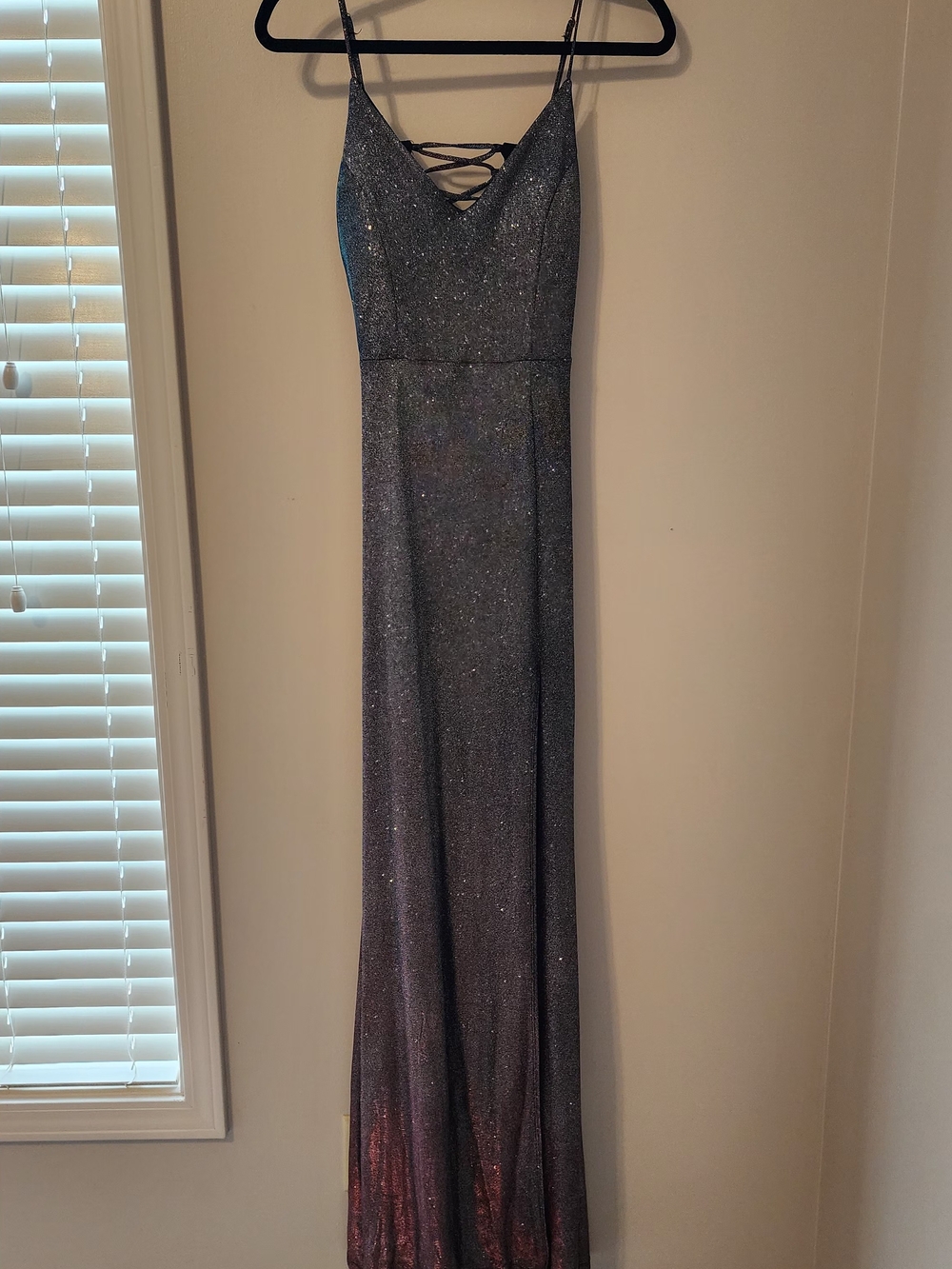 Windsor Iridescent Formal Maxi Dress Size Small NWOT